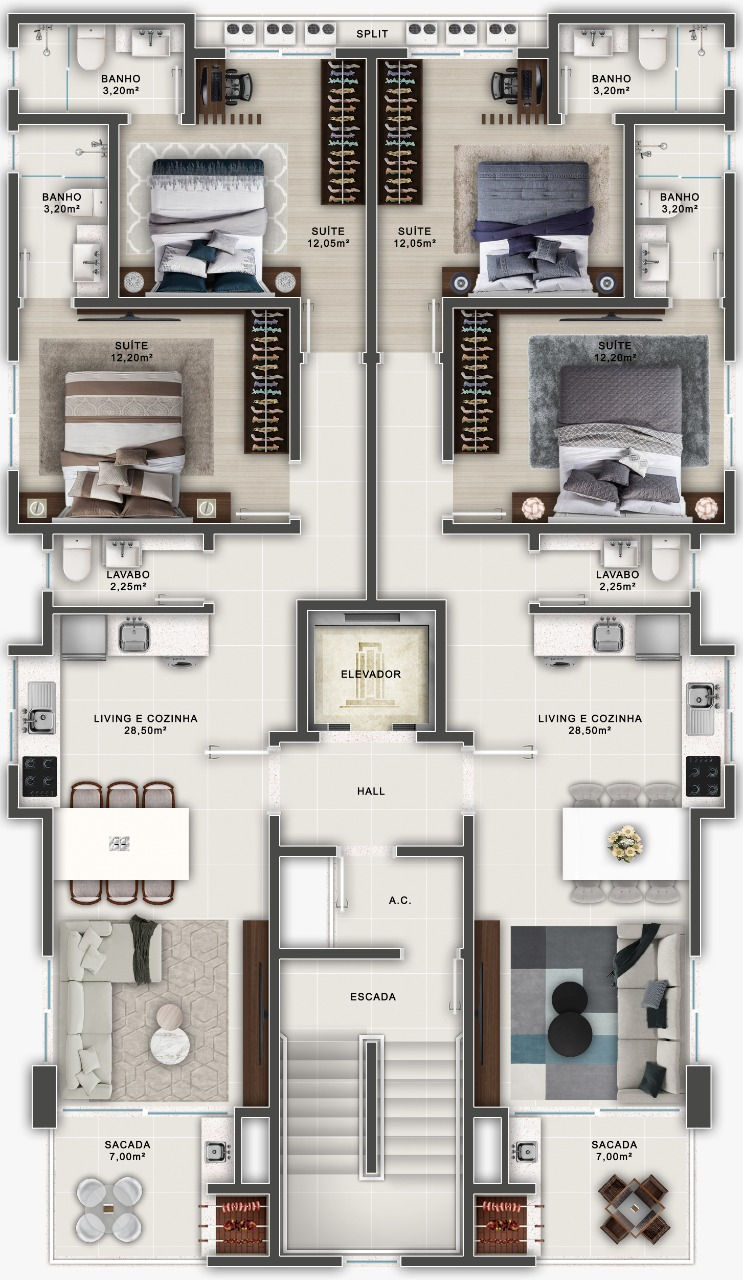 Residencial Ruffino apartamento à venda