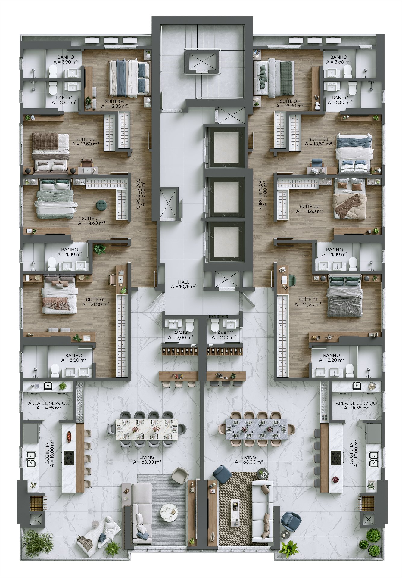 Apartamento no Residencial Villa Maiorca