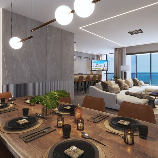 Andar alto no Residencial Magna Tower