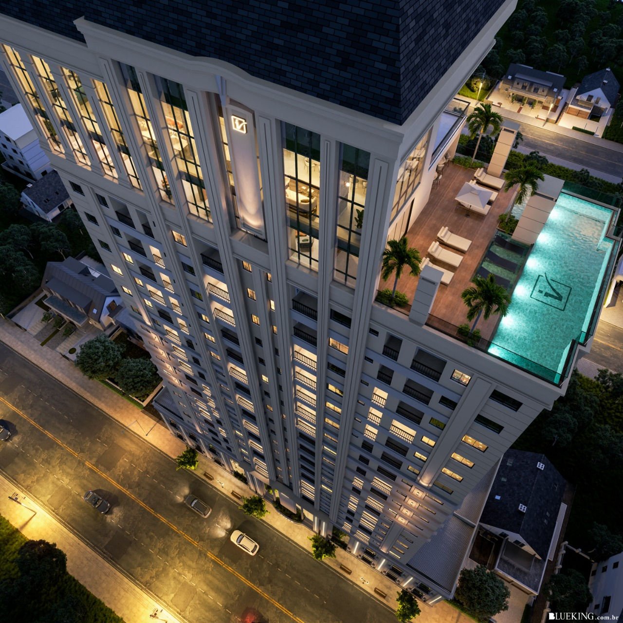 Andar alto no Trésor Residence