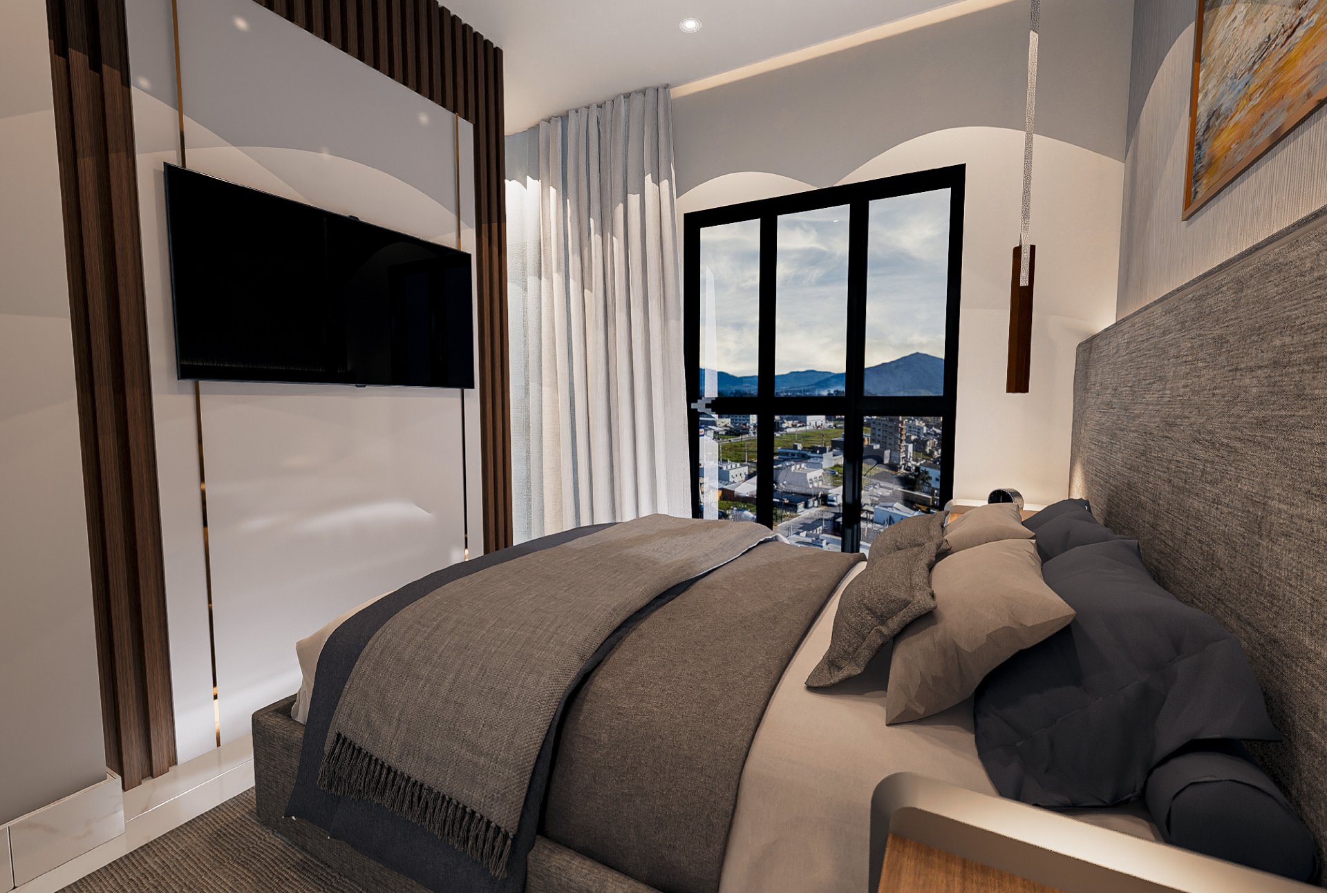 Venda de andar alto no Athena's Residence