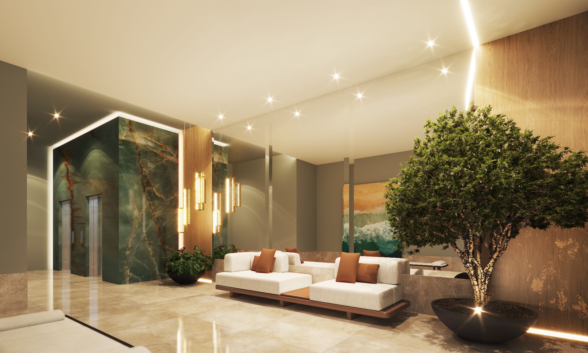 Venda de apto no Residencial Ocean Hill em Itapema