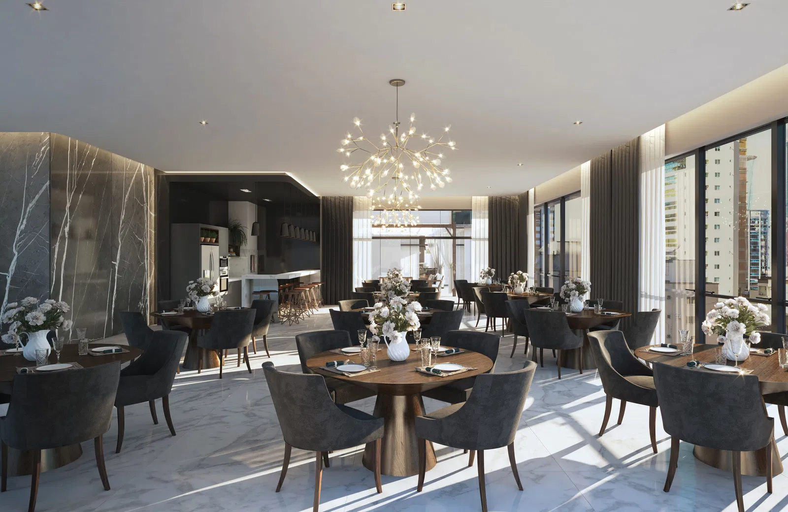 Venda de andar alto no Dublin Residence