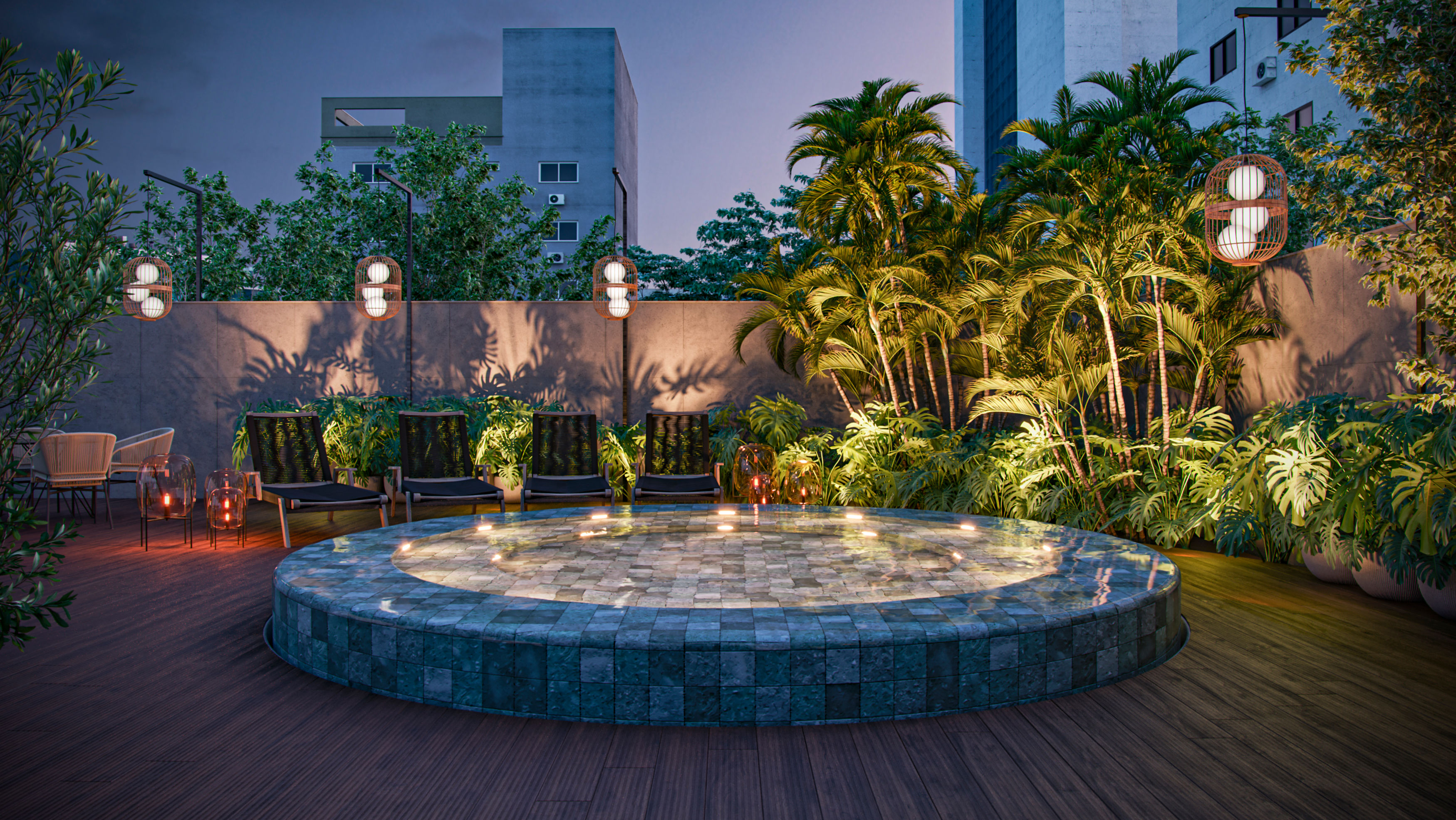 Apartamento no Diamond Crystal Tower