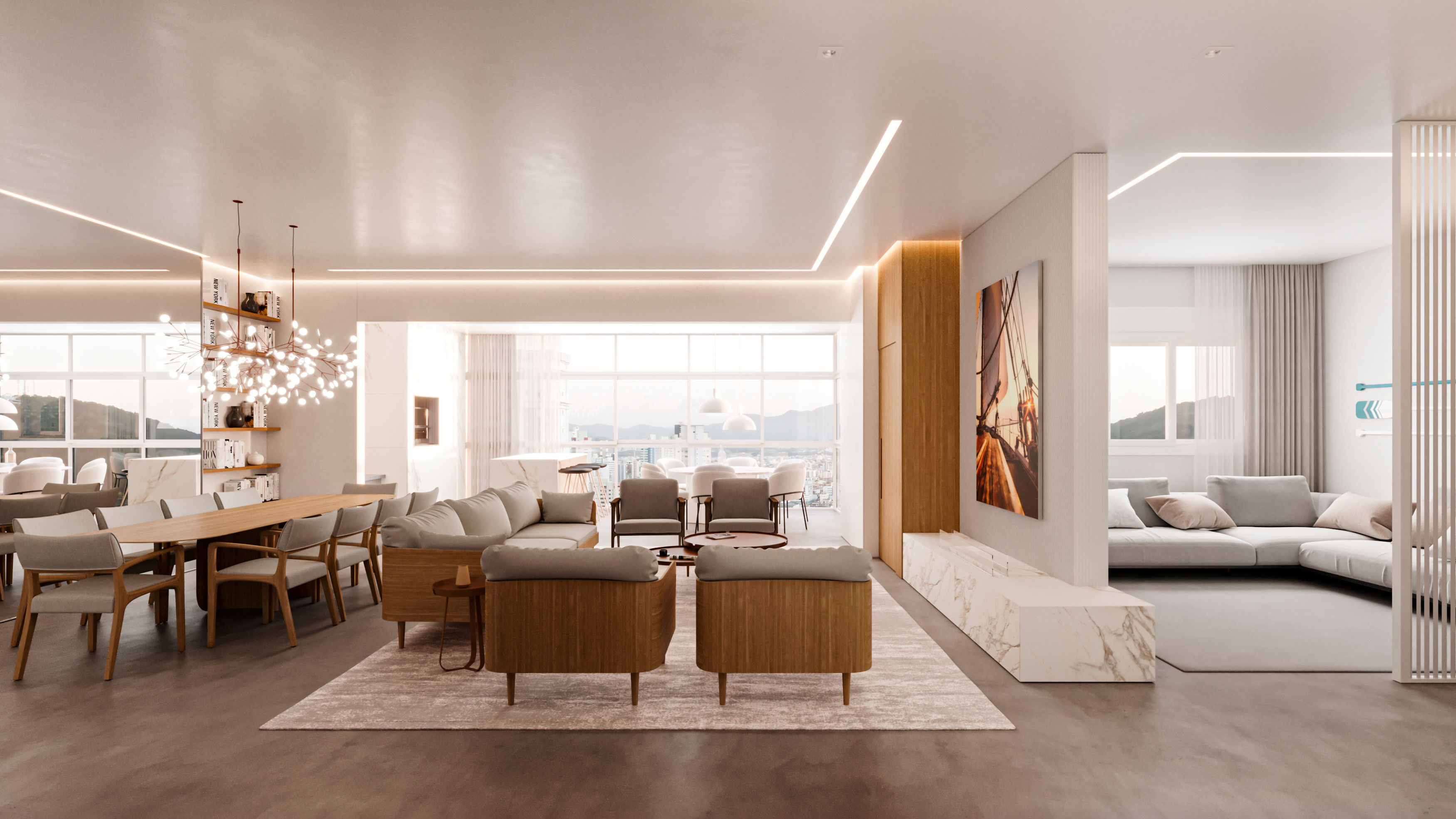 Apartamento no Diamond Crystal Tower