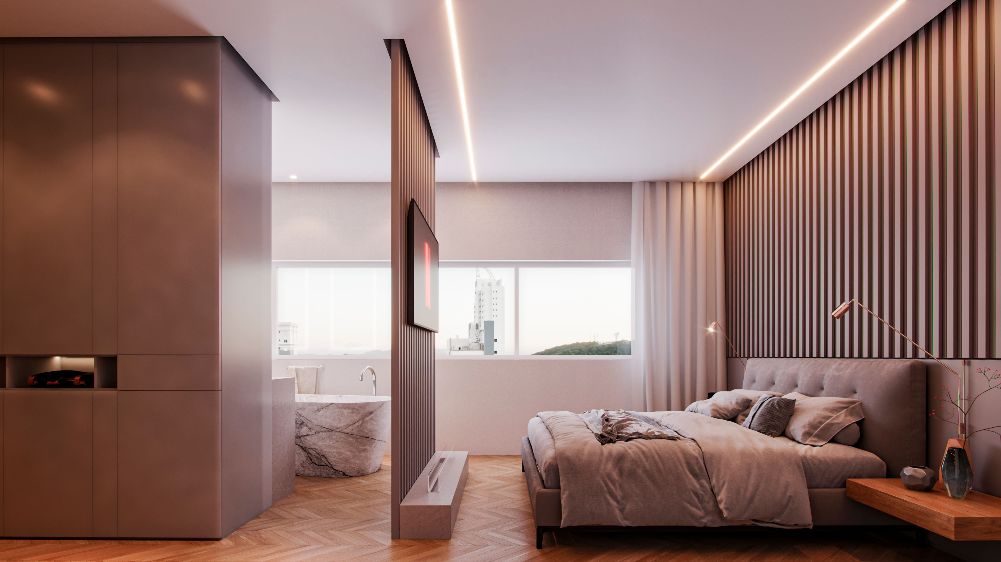 Apartamento no Diamond Crystal Tower