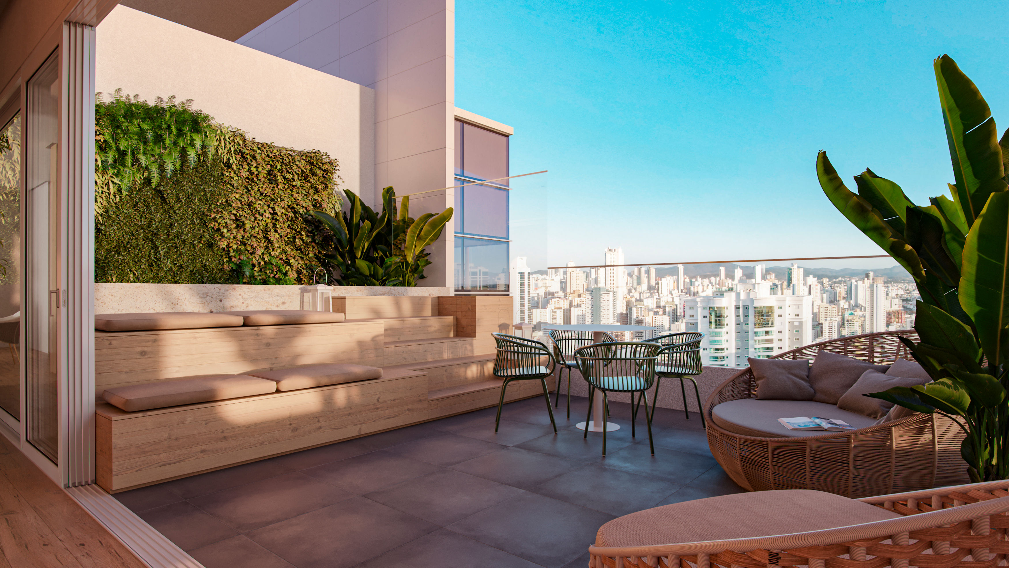 Apartamento no Diamond Crystal Tower