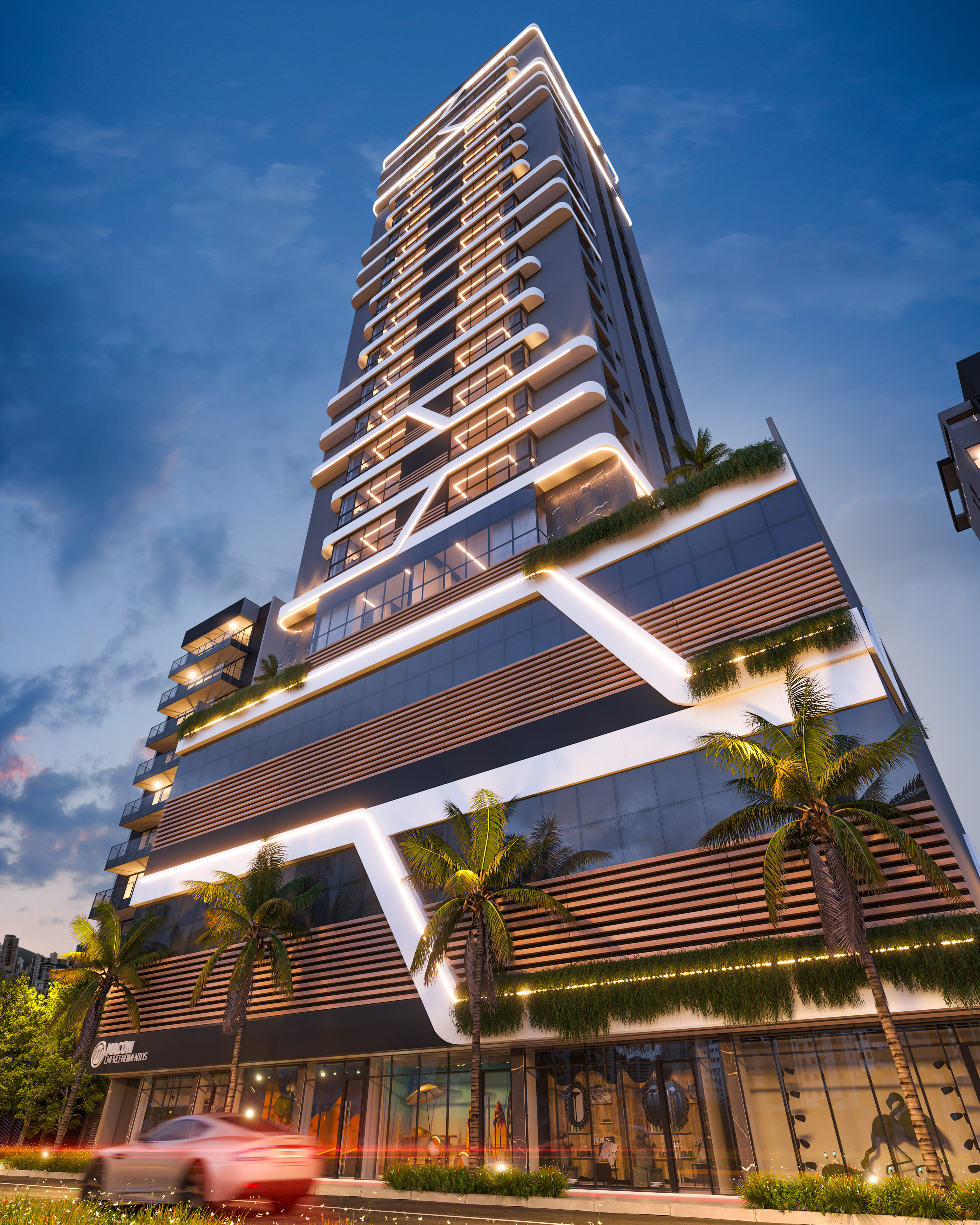 Apartamento no Edifício Newport Beach Residence