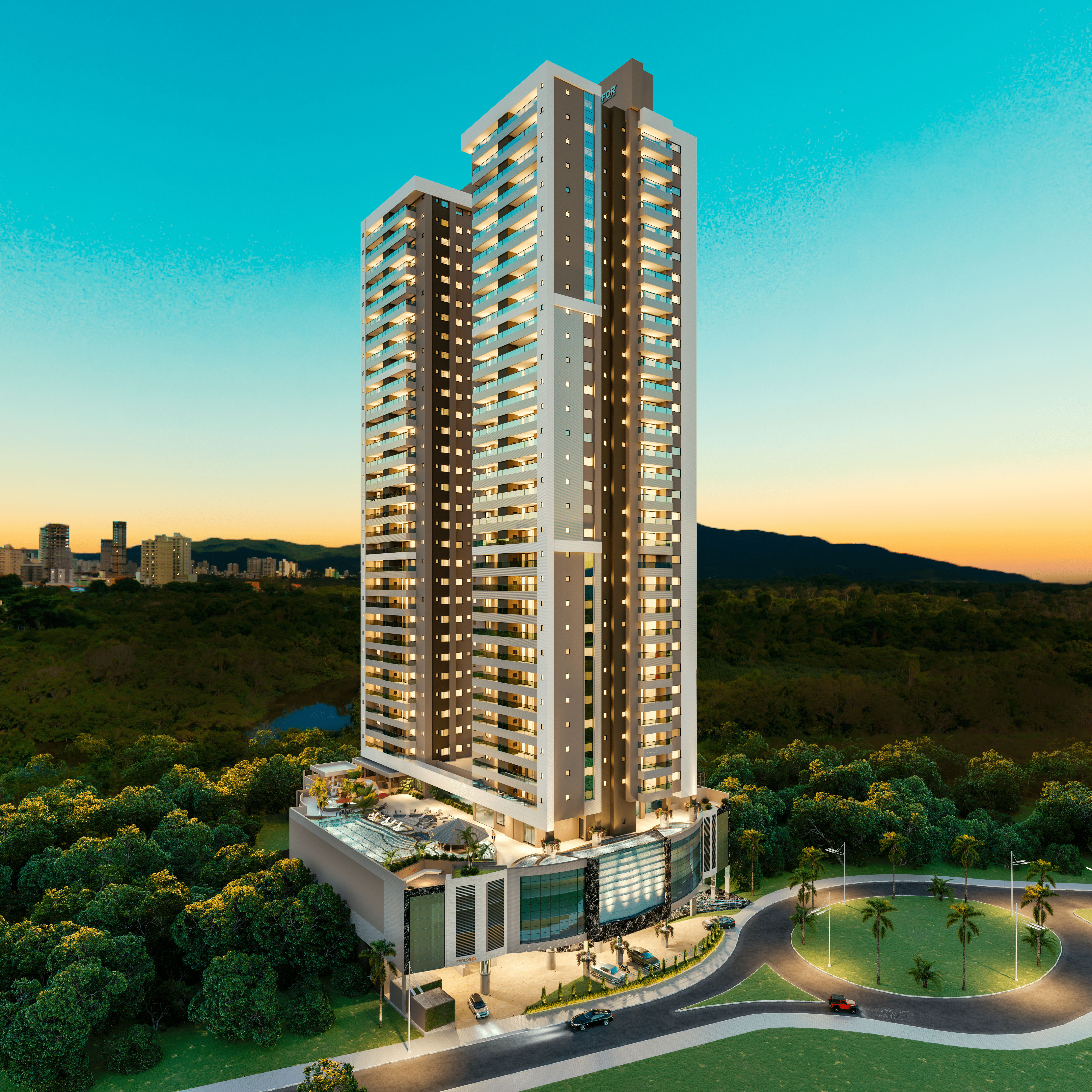 Andar alto à venda Edifício Reserva do Arvoredo