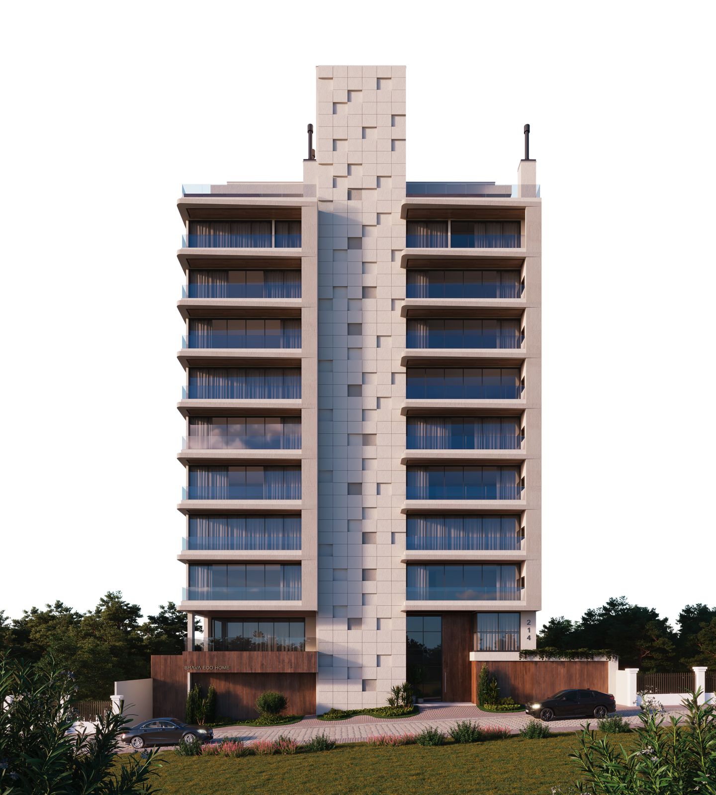 Andar alto à venda Edifício Brava Eco Home