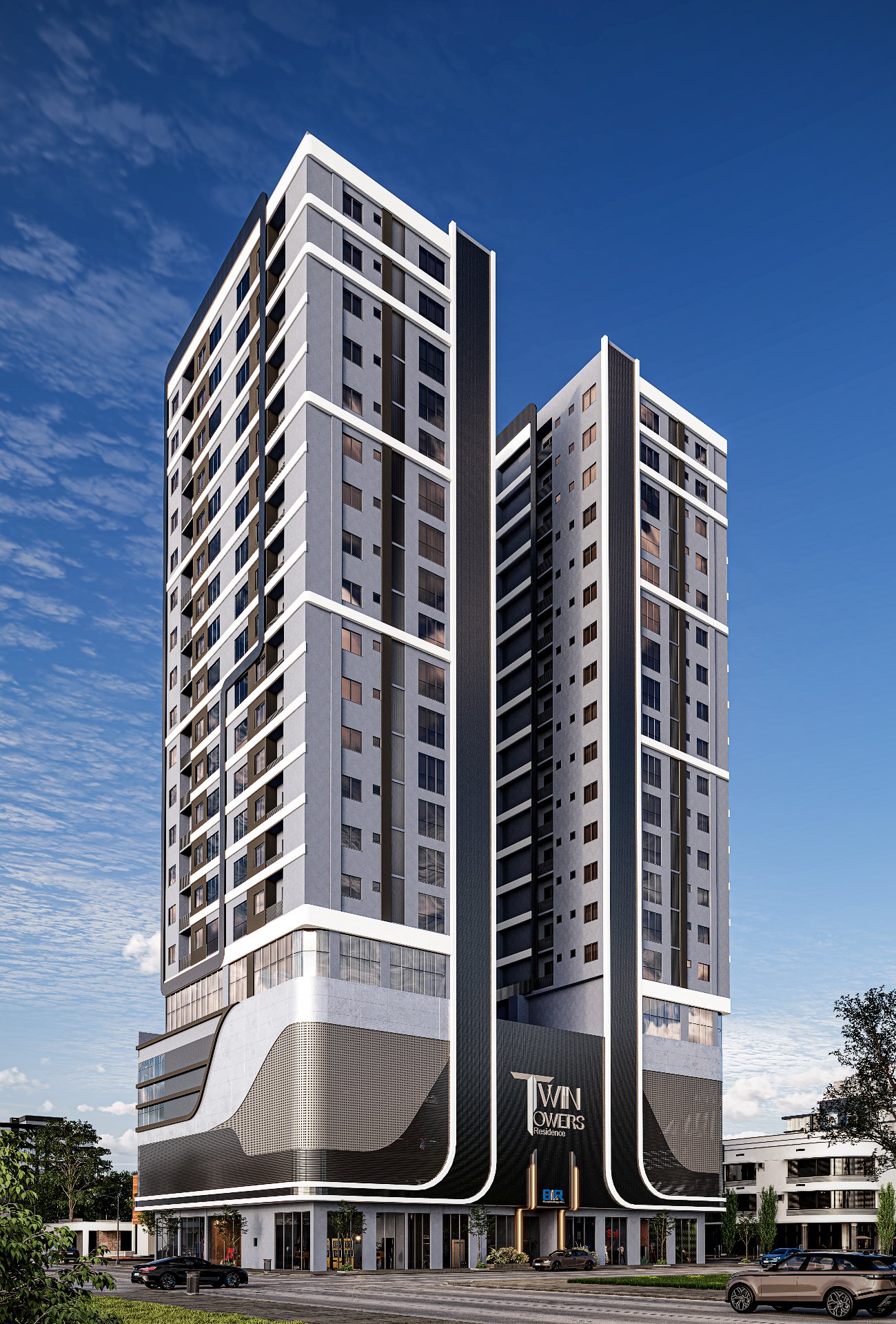 Venda de andar alto no Twin Towers