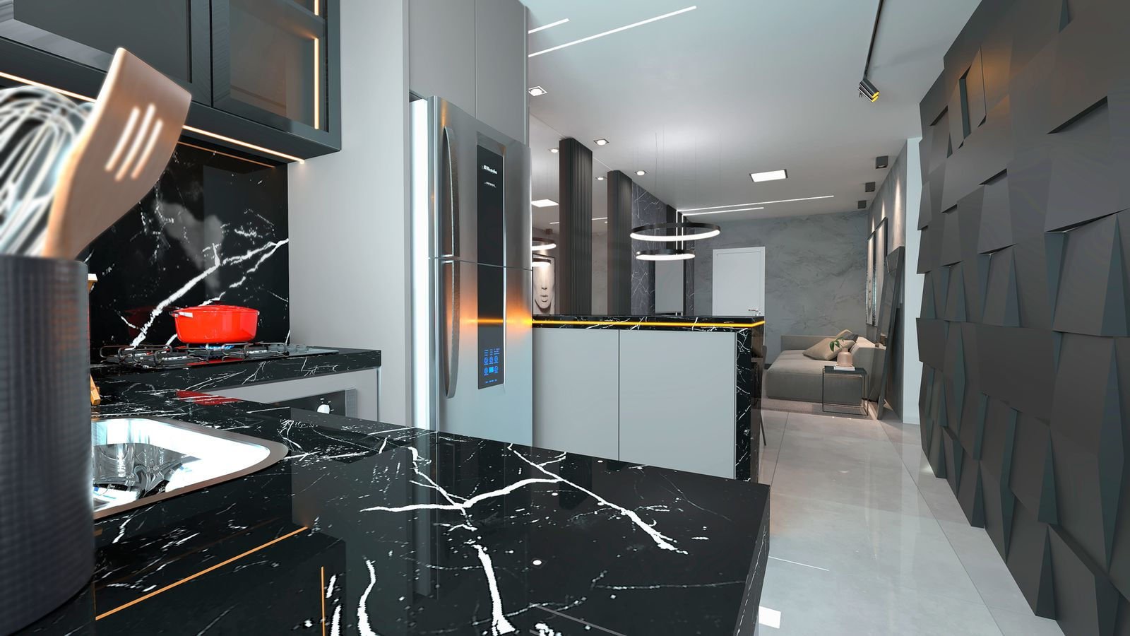 Andar alto no Benjamin Residence