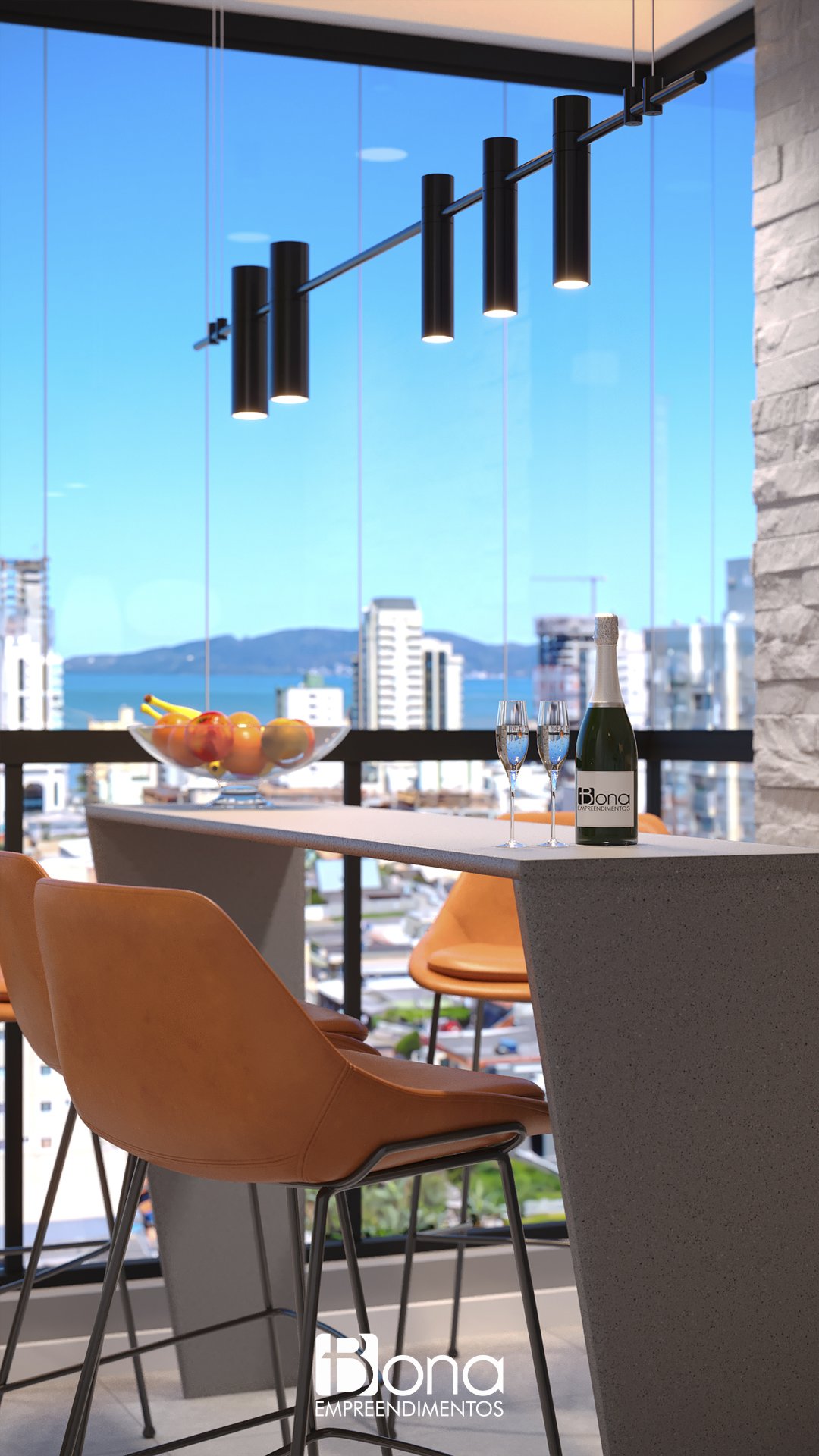 Andar alto no Zion Residence