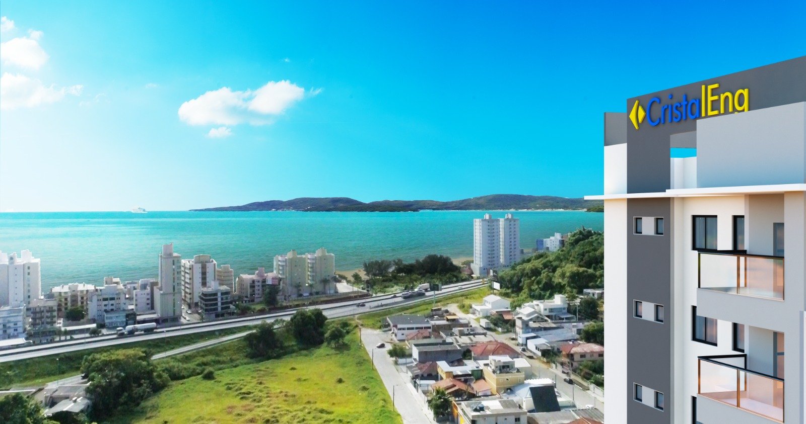 Andar alto no Cristal Park Residence