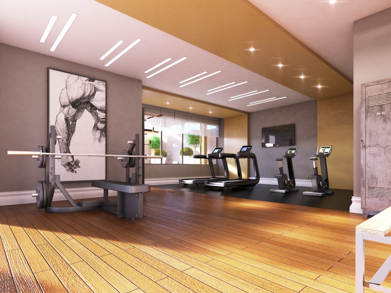 Andar alto no Cristal Park Residence