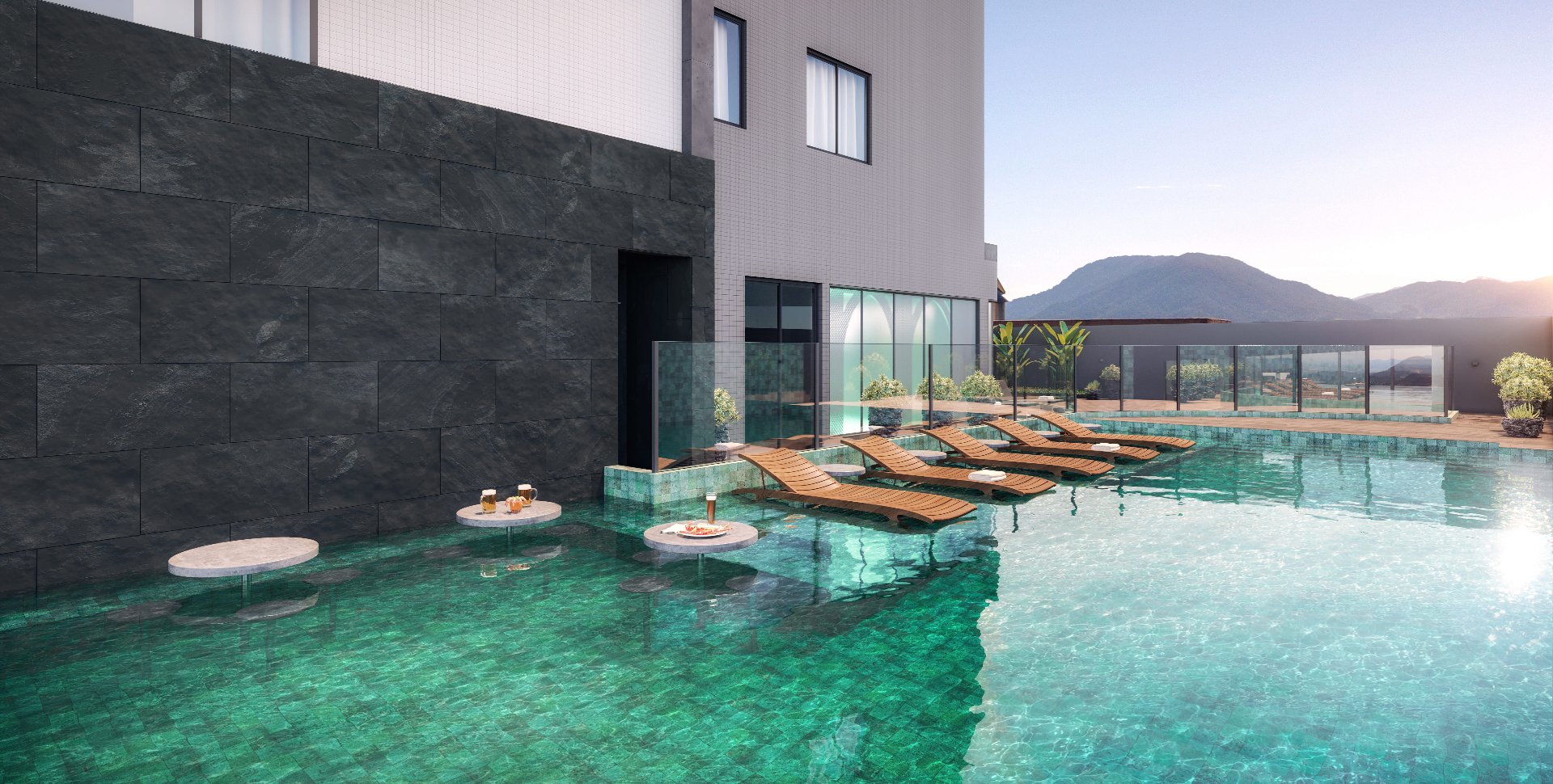 Andar alto no Doha Tower Residence