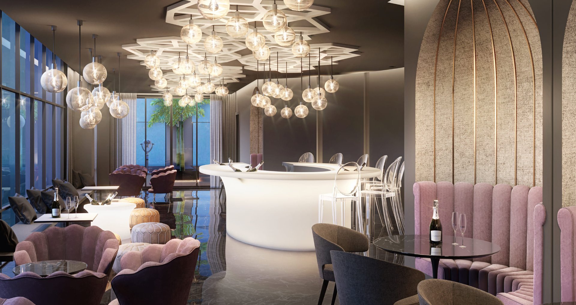 Andar alto no Doha Tower Residence