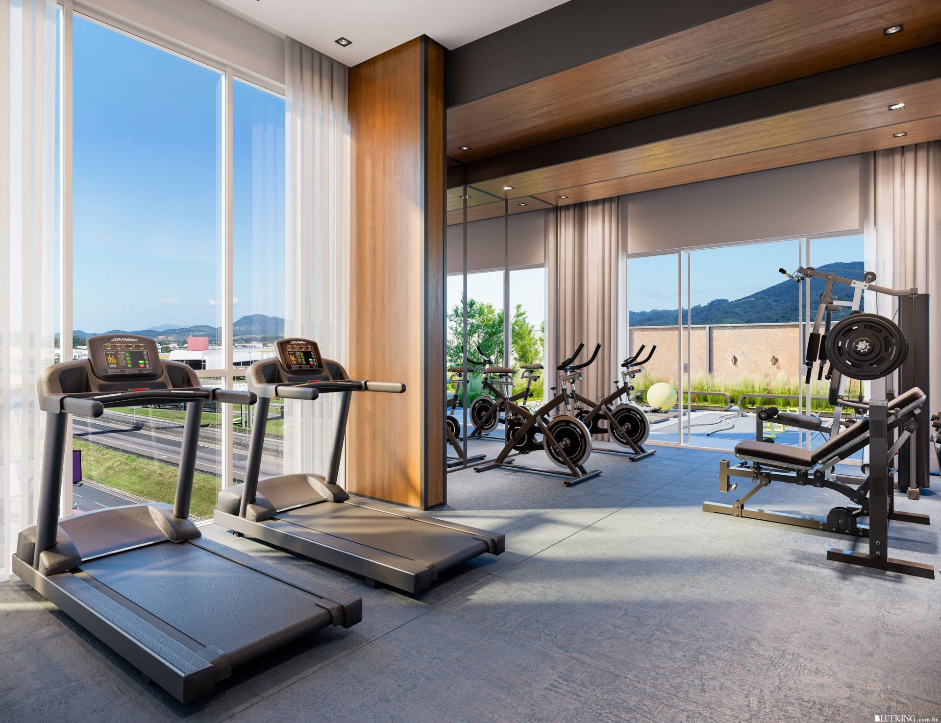 Andar alto no Sirius Residence