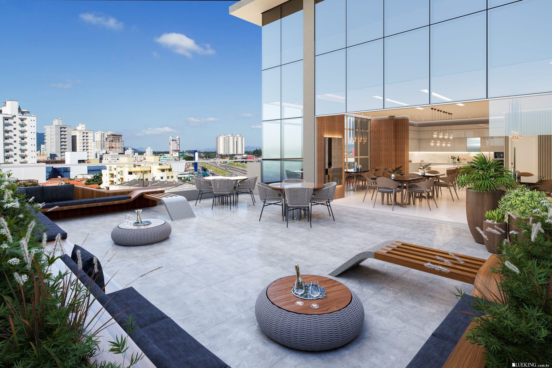 Andar alto no Sirius Residence