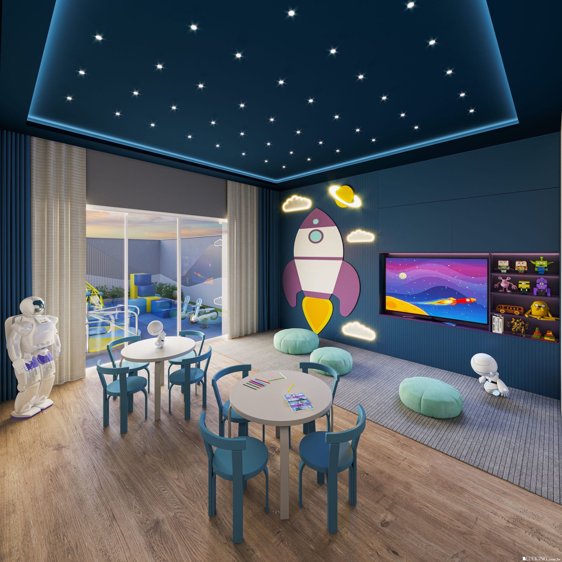 Andar alto no Sirius Residence