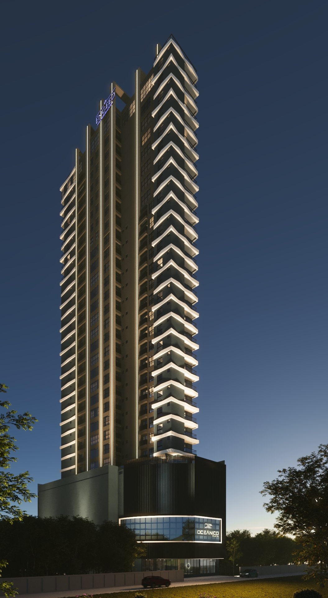 Andar alto no Residencial Oceânico Flats