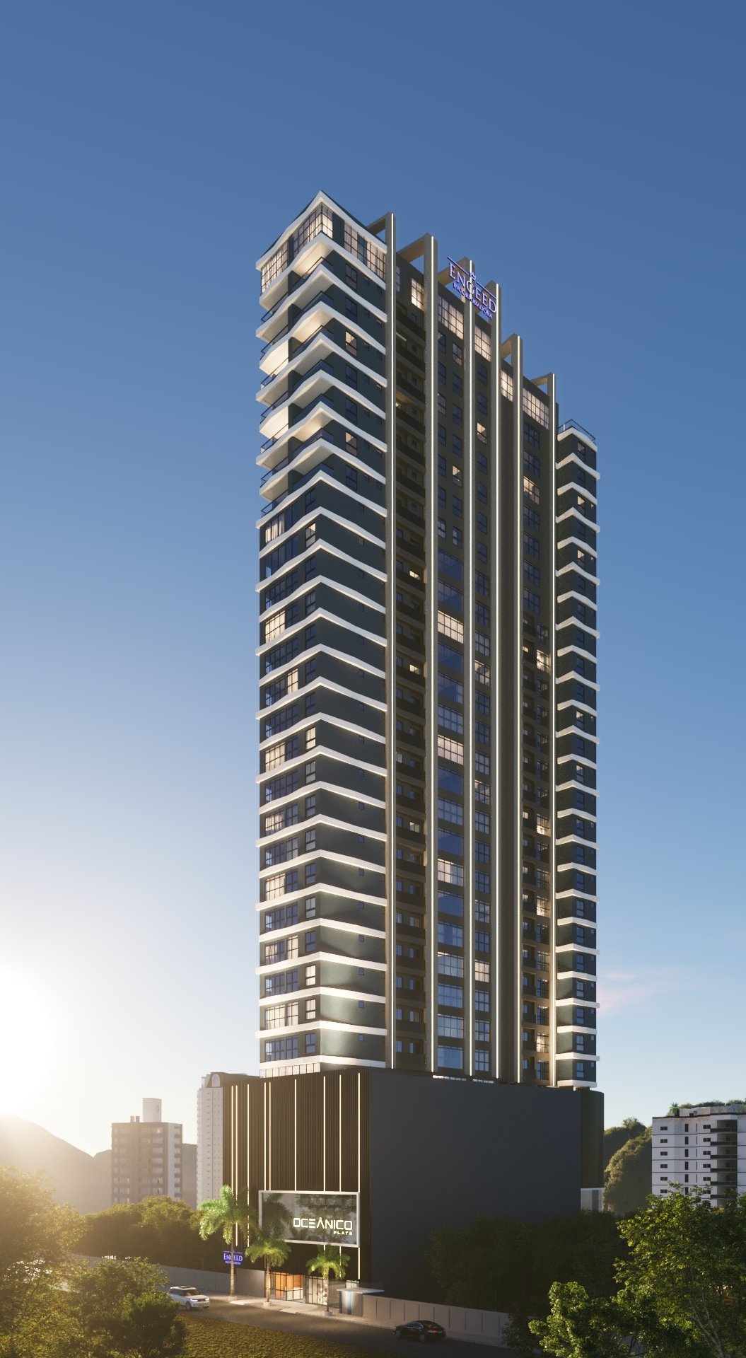 Andar alto no Residencial Oceânico Flats