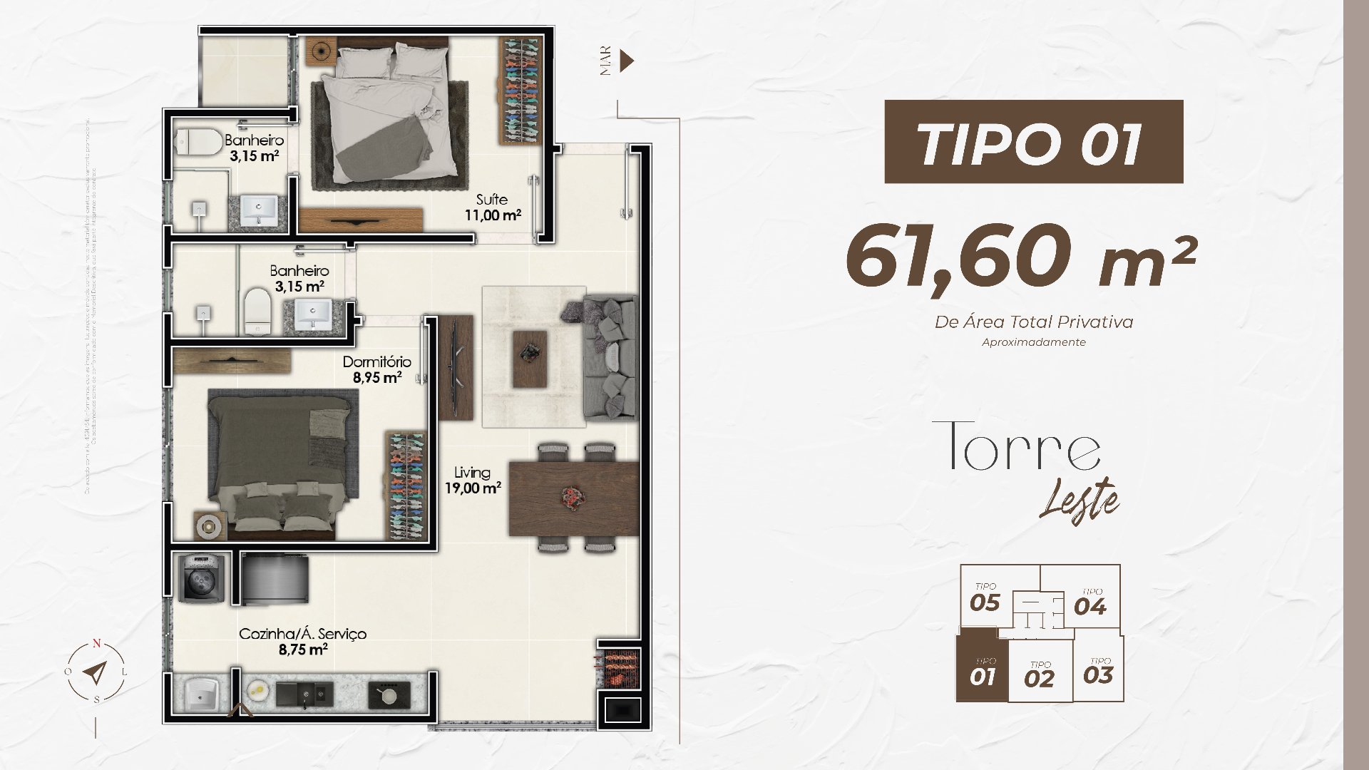 Apartamento à venda no Torres de Málaga Residencial