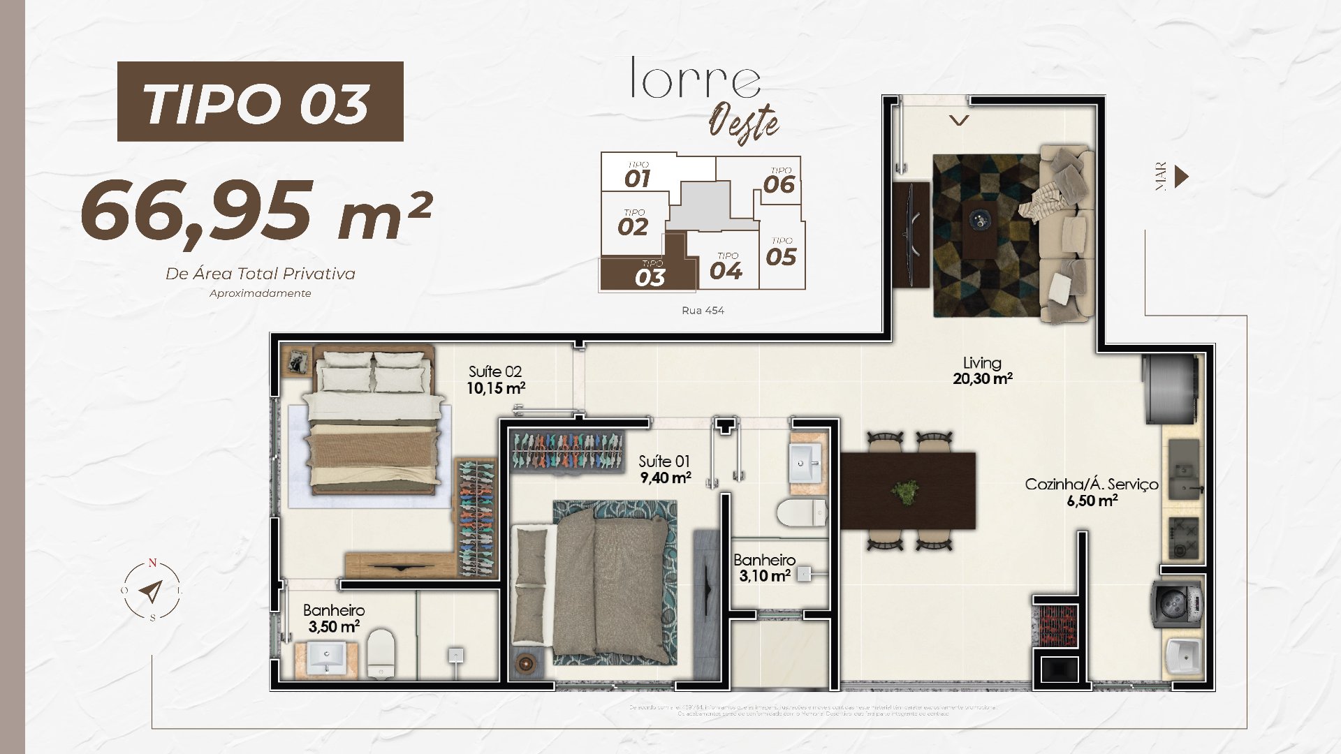 Apartamento à venda no Torres de Málaga Residencial