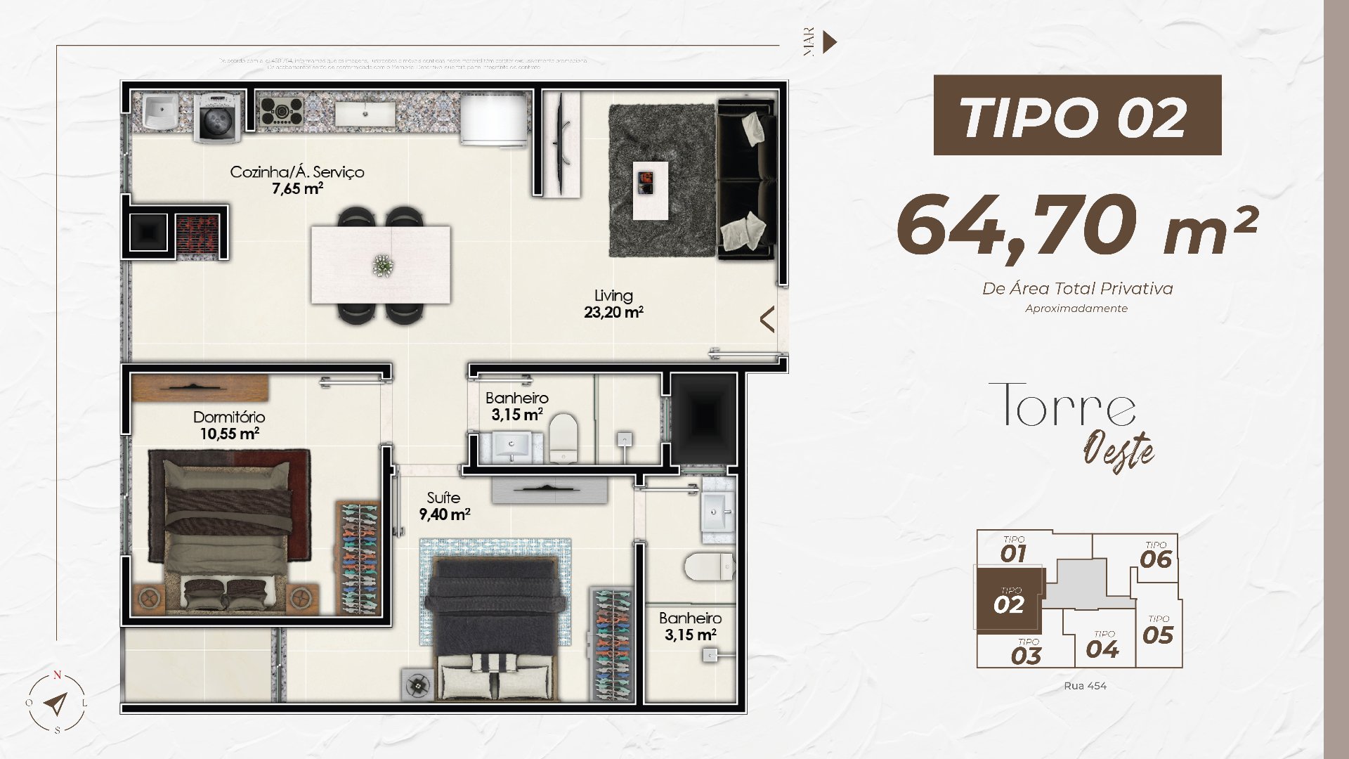 Apartamento à venda no Torres de Málaga Residencial