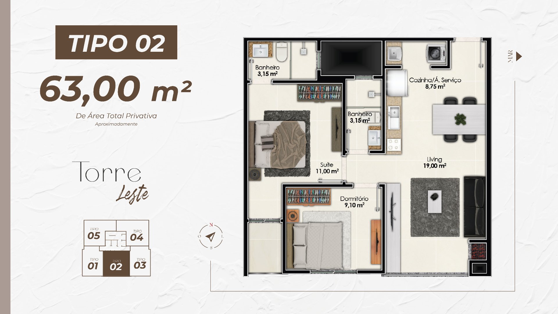 Apto à venda no Torres de Málaga Residencial