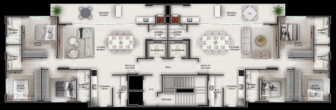 Residencial Ilha de Santorini preço