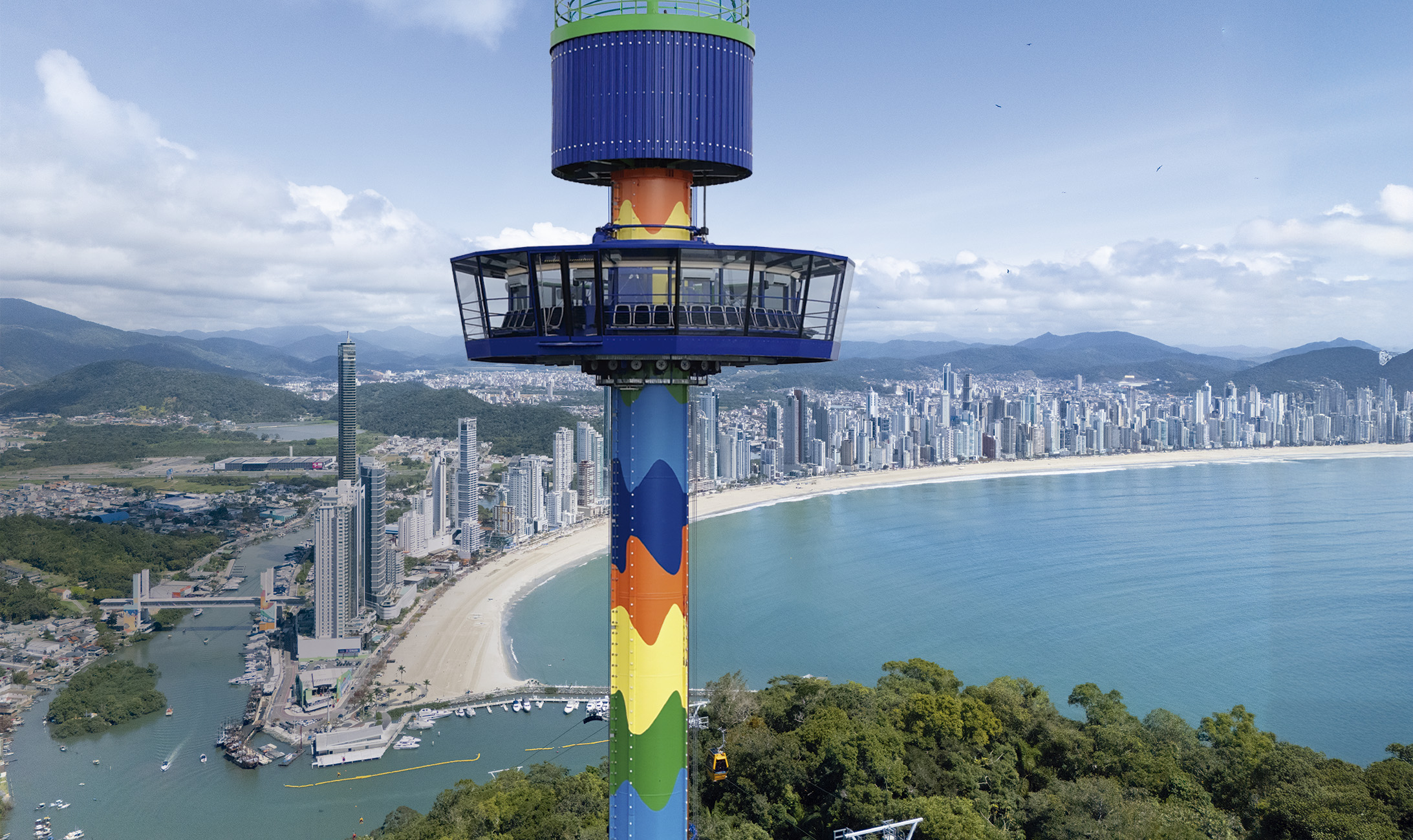  Super Gyro Tower: A nova atração de Balneário Camboriú que vai tirar seu fôlego
